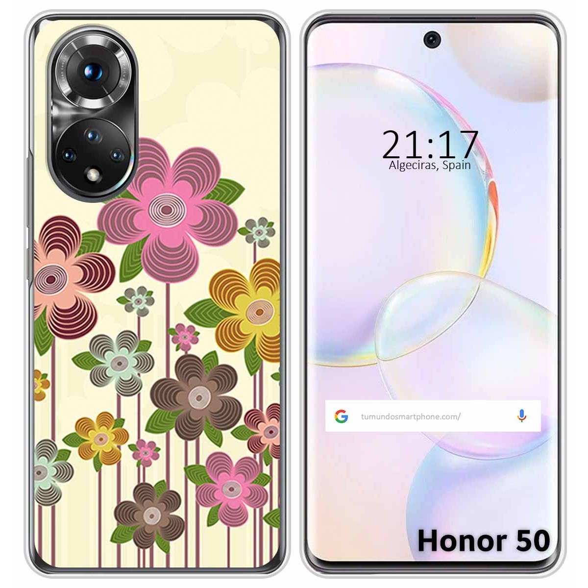 Funda Silicona para Huawei Nova 9 / Honor 50 5G diseño Primavera En Flor Dibujos