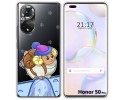 Funda Silicona Transparente para Huawei Honor 50 Pro 5G diseño Cabra Dibujos