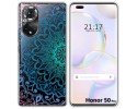 Funda Silicona Transparente para Huawei Honor 50 Pro 5G diseño Mandala Dibujos