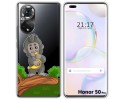Funda Silicona Transparente para Huawei Honor 50 Pro 5G diseño Mono Dibujos