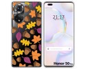 Funda Silicona Transparente para Huawei Honor 50 Pro 5G diseño Otoño Dibujos