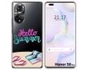 Funda Silicona Transparente para Huawei Honor 50 Pro 5G diseño Summer Dibujos