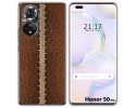 Funda Silicona para Huawei Honor 50 Pro 5G diseño Cuero 01 Dibujos