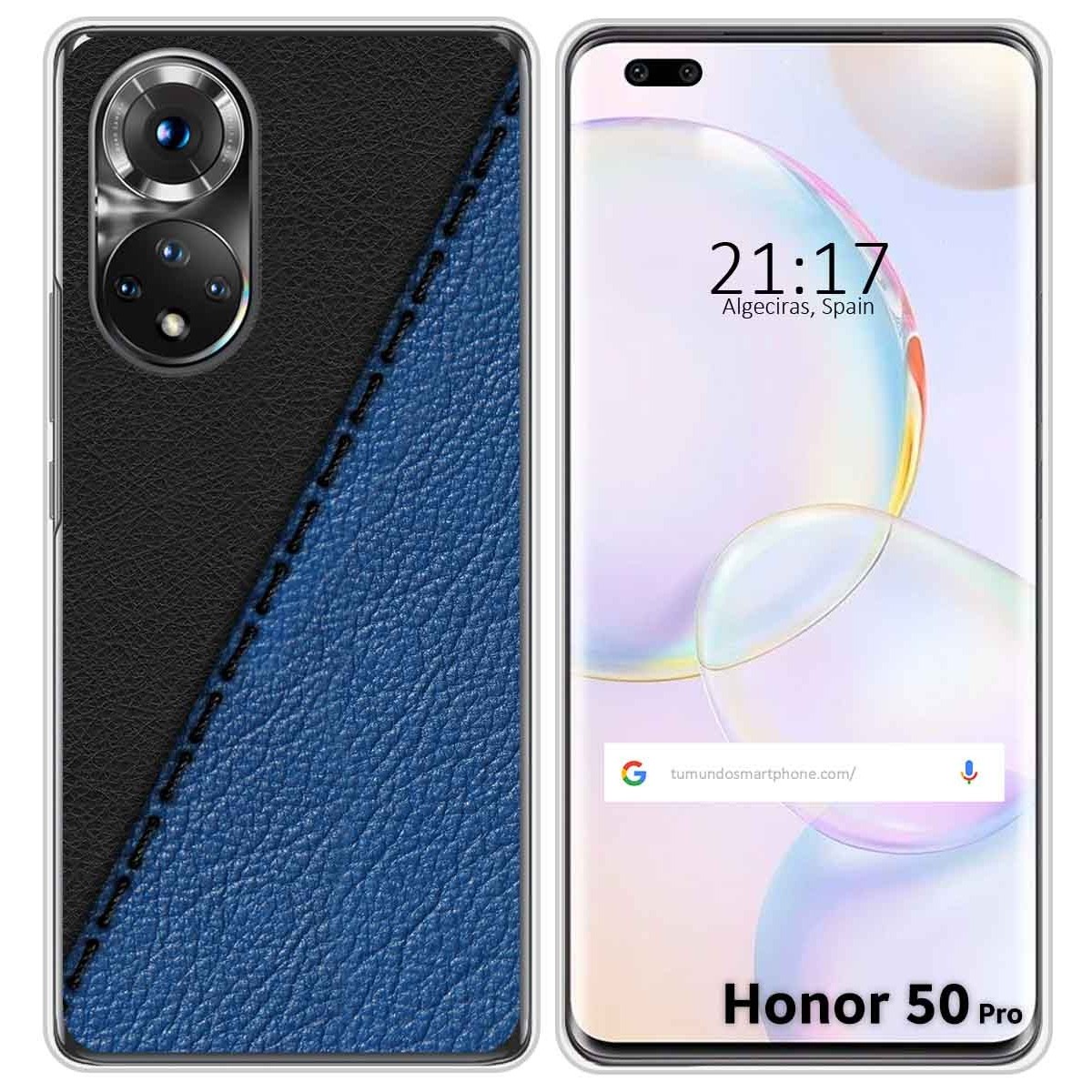 Funda Silicona para Huawei Honor 50 Pro 5G diseño Cuero 02 Dibujos