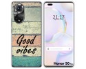 Funda Silicona para Huawei Honor 50 Pro 5G diseño Madera 01 Dibujos