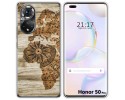 Funda Silicona para Huawei Honor 50 Pro 5G diseño Madera 07 Dibujos