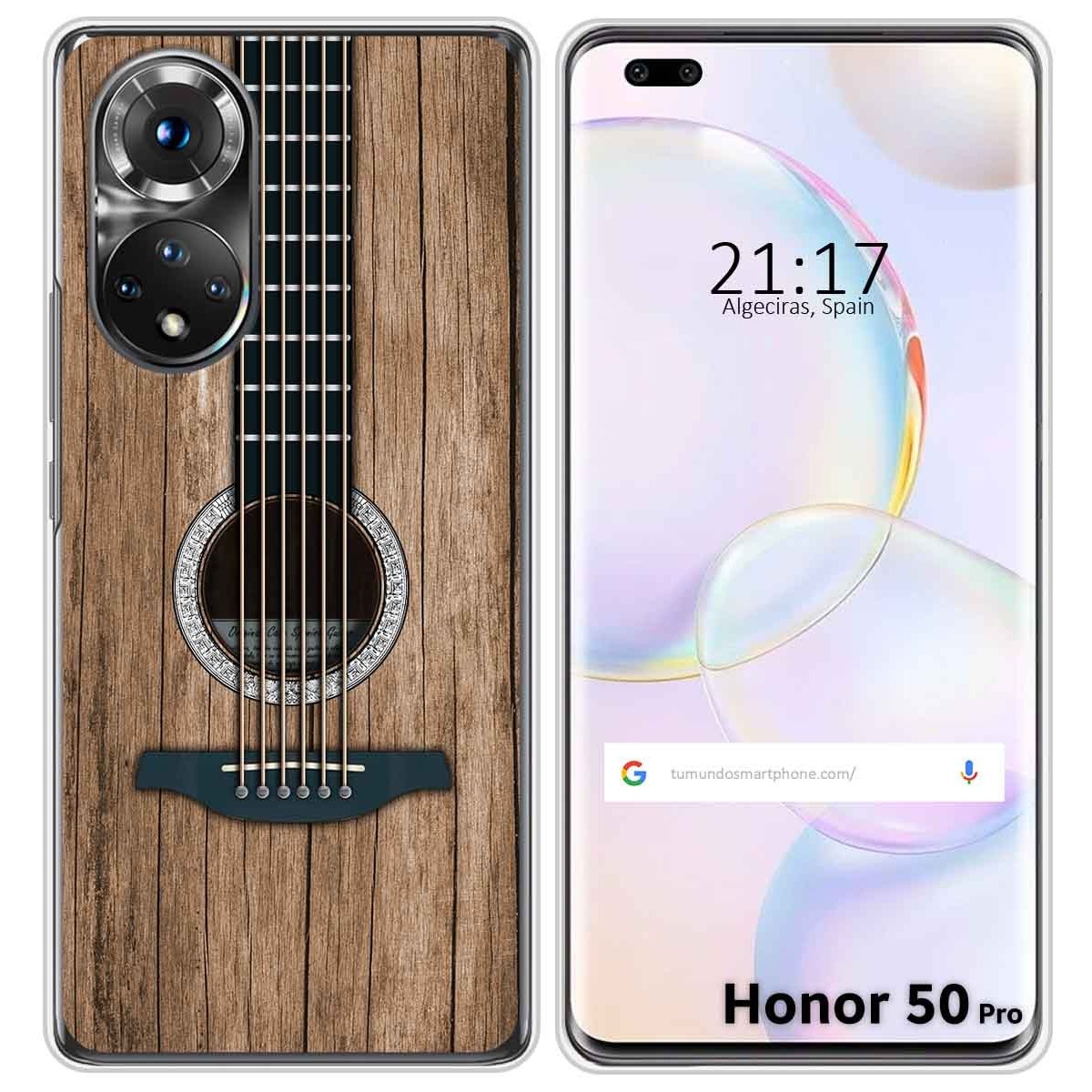Funda Silicona para Huawei Honor 50 Pro 5G diseño Madera 11 Dibujos