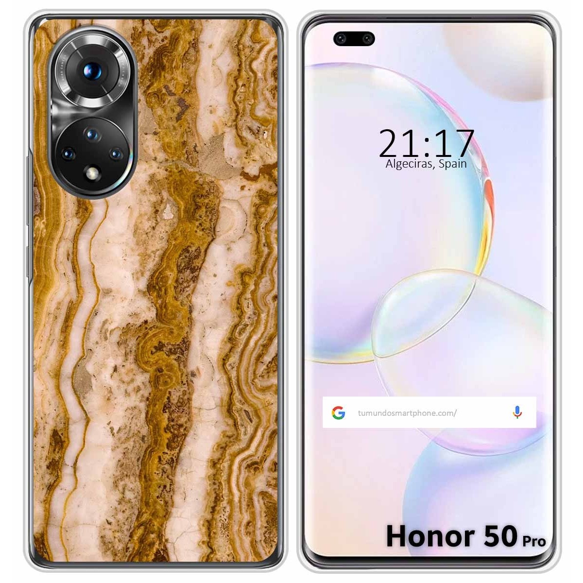 Funda Silicona para Huawei Honor 50 Pro 5G diseño Mármol 10 Dibujos