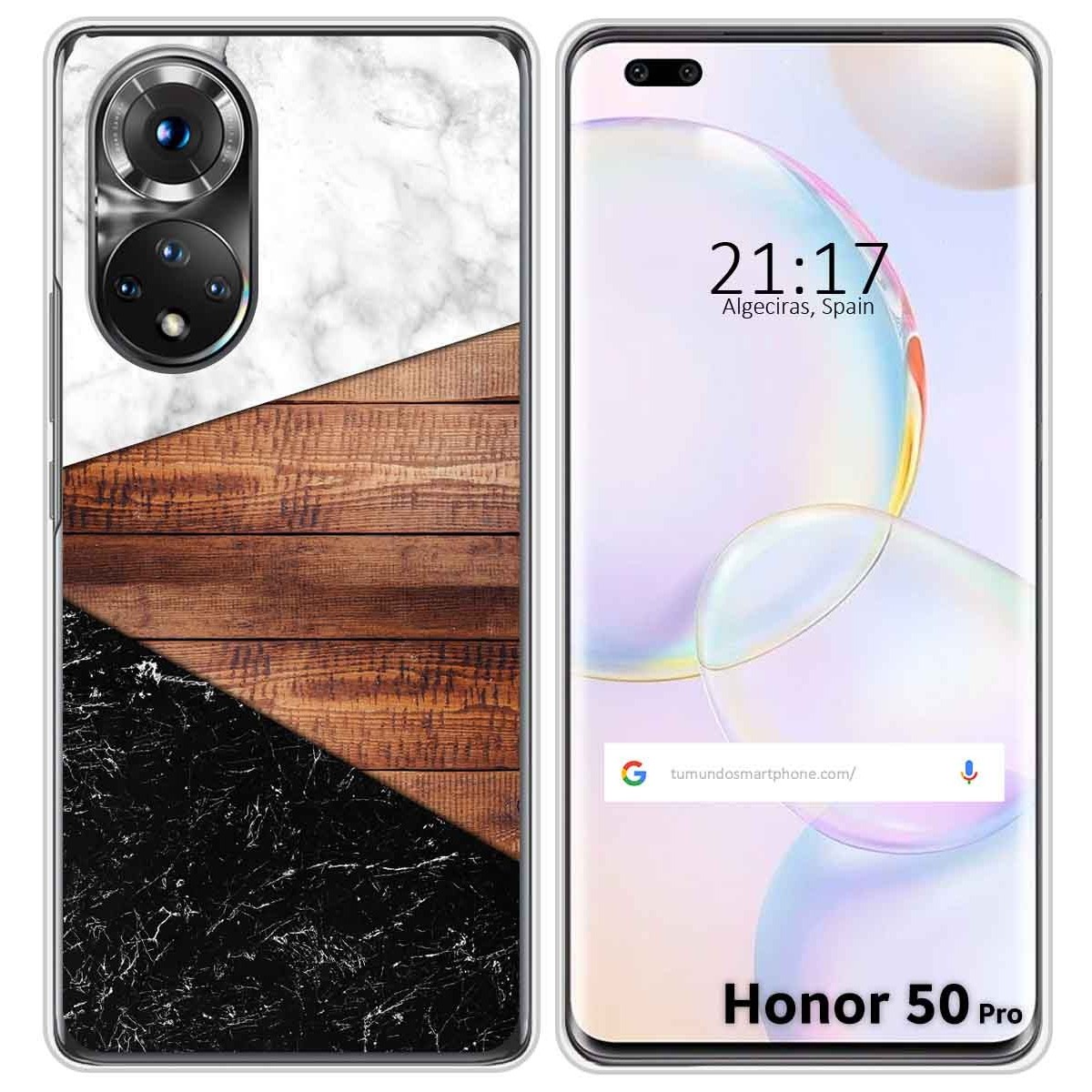Funda Silicona para Huawei Honor 50 Pro 5G diseño Mármol 11 Dibujos