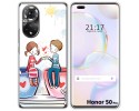 Funda Silicona para Huawei Honor 50 Pro 5G diseño Café Dibujos