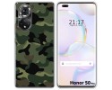 Funda Silicona para Huawei Honor 50 Pro 5G diseño Camuflaje Dibujos