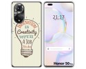 Funda Silicona para Huawei Honor 50 Pro 5G diseño Creativity Dibujos