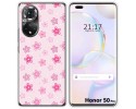 Funda Silicona para Huawei Honor 50 Pro 5G diseño Flores Dibujos