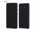 Funda Piel Flip Negra Marca Lenuo para Samsung Galaxy Note 8