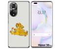 Funda Silicona para Huawei Honor 50 Pro 5G diseño Leones Dibujos