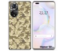 Funda Silicona para Huawei Honor 50 Pro 5G diseño Sand Camuflaje Dibujos