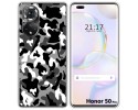 Funda Silicona para Huawei Honor 50 Pro 5G diseño Snow Camuflaje Dibujos