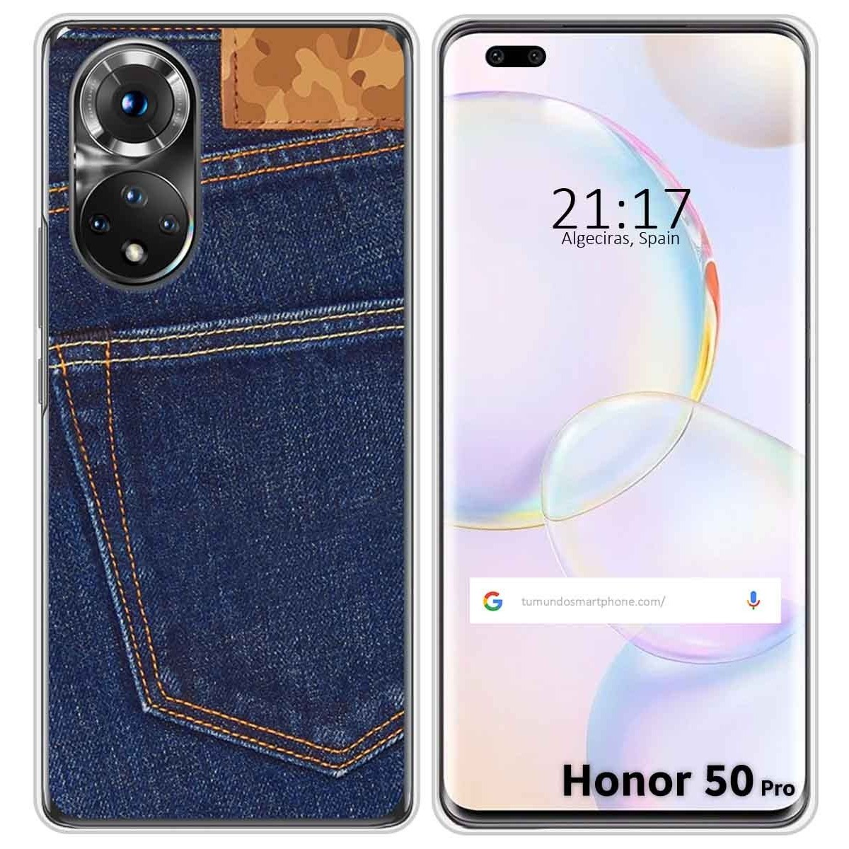 Funda Silicona para Huawei Honor 50 Pro 5G diseño Vaquero Dibujos