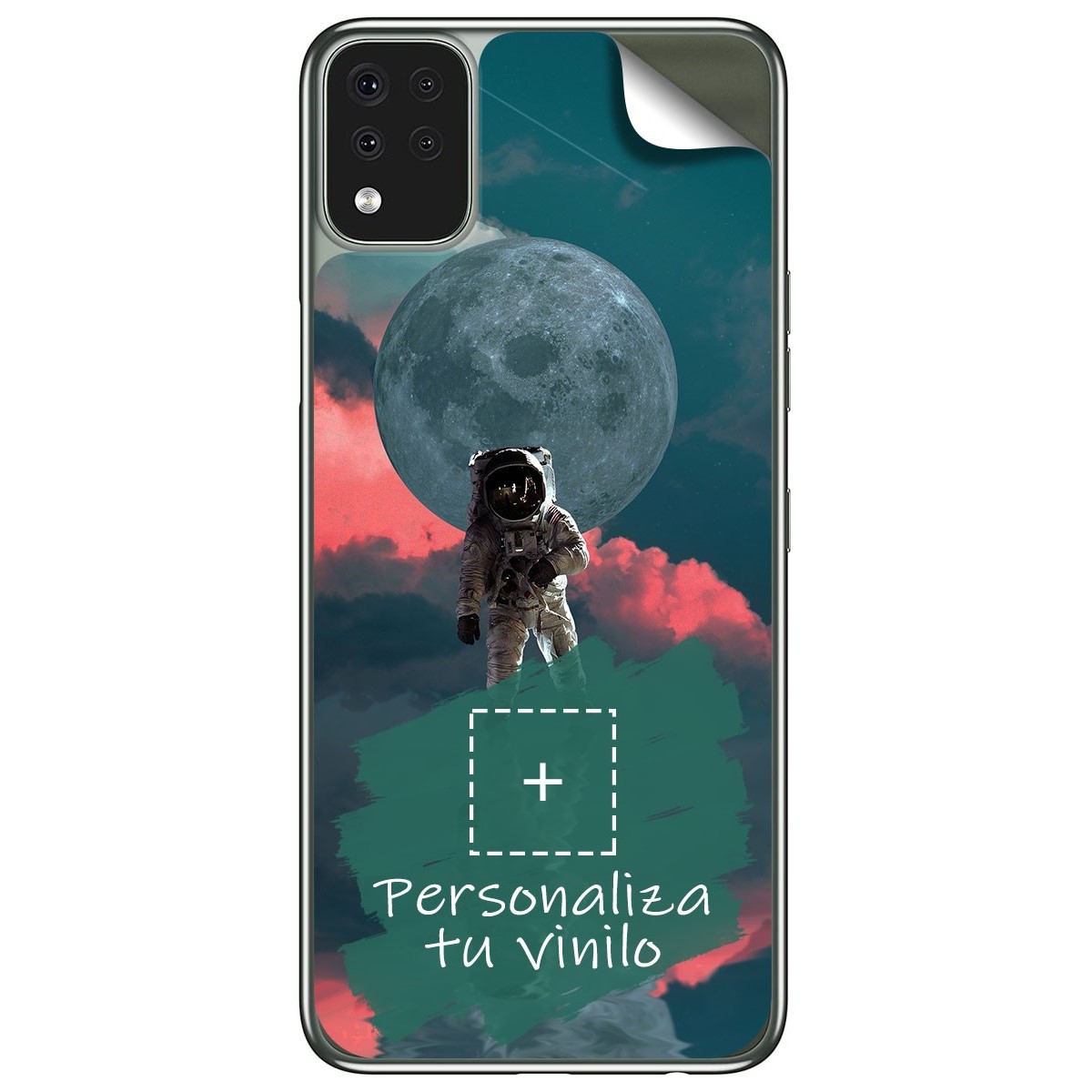 Pegatina Vinilo Autoadhesiva Personalizada más Funda para Lg K42