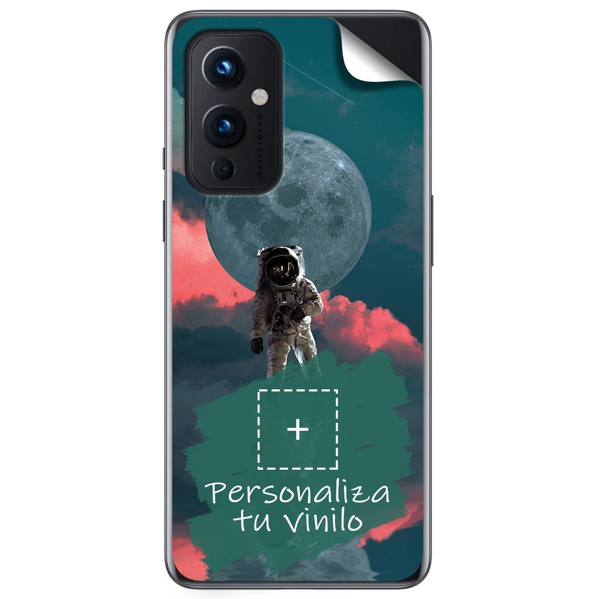 Pegatina Vinilo Autoadhesiva Personalizada más Funda para OnePlus 9 5G