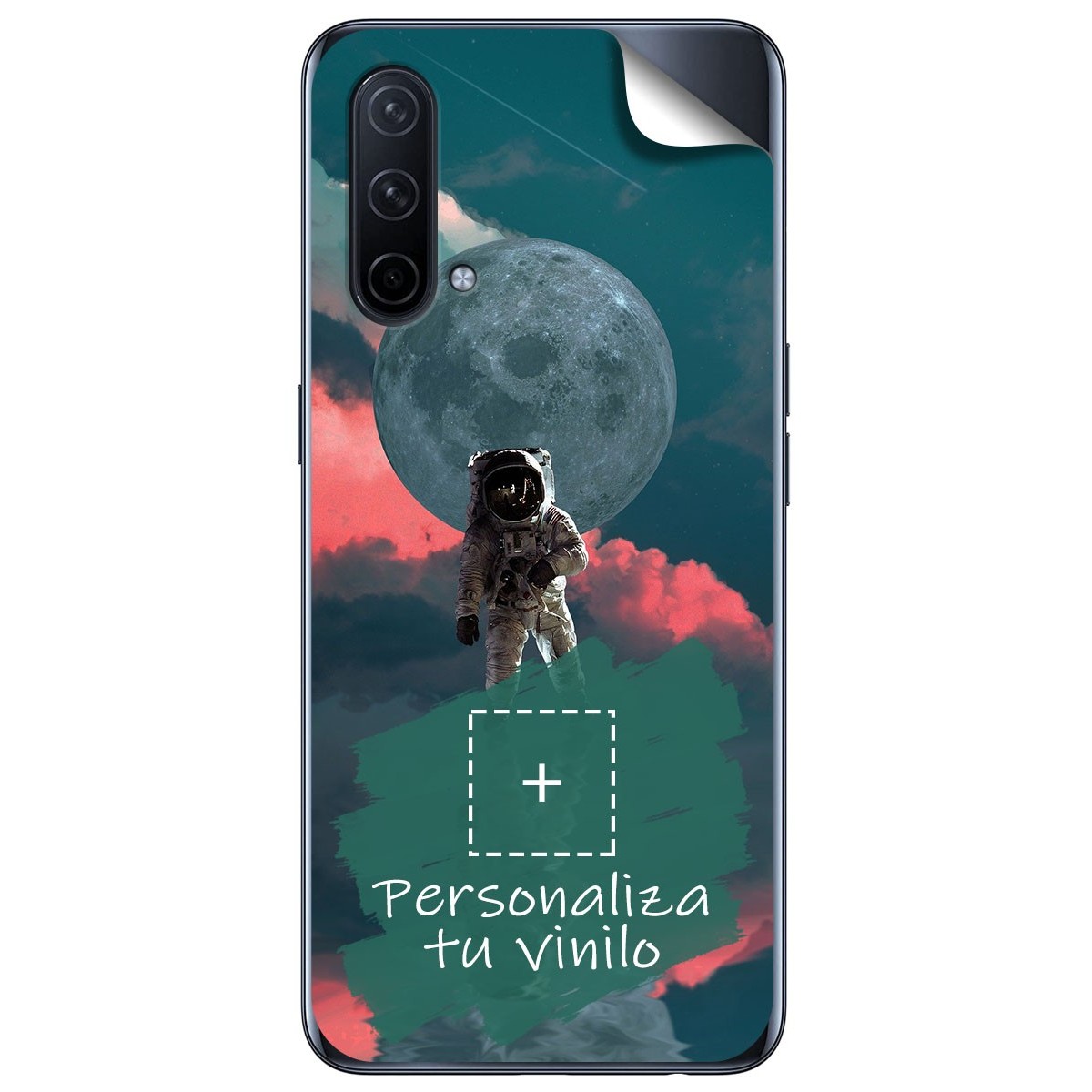 Pegatina Vinilo Autoadhesiva Personalizada más Funda para OnePlus Nord CE 5G