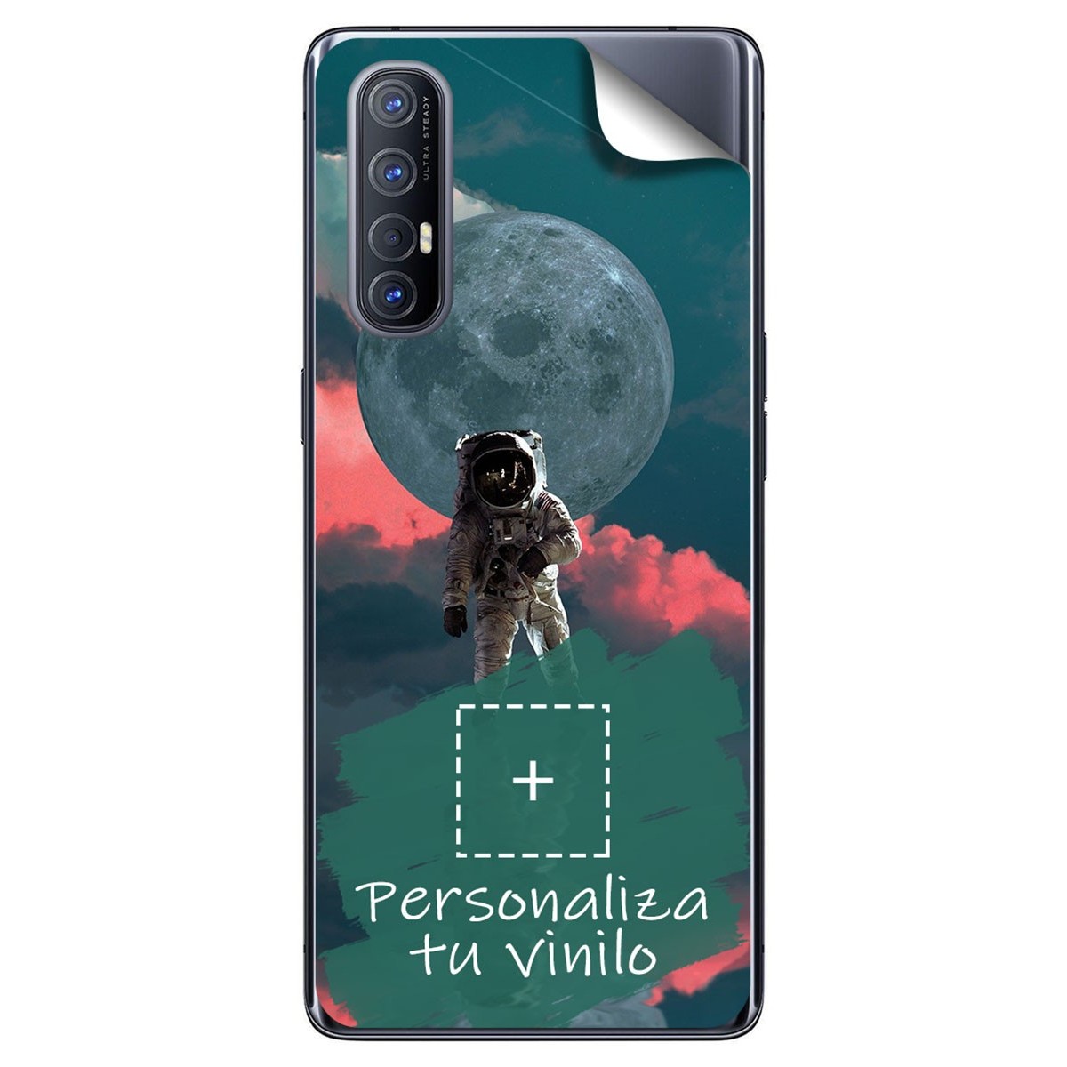Pegatina Vinilo Autoadhesiva Personalizada más Funda para Oppo Find X2 Neo