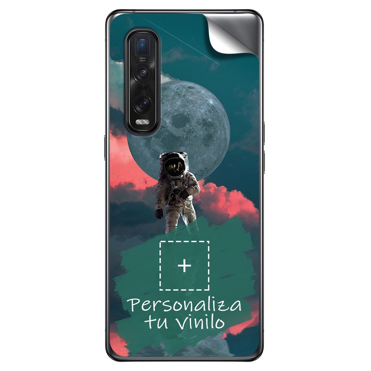 Pegatina Vinilo Autoadhesiva Personalizada más Funda para Oppo Find X2 Pro