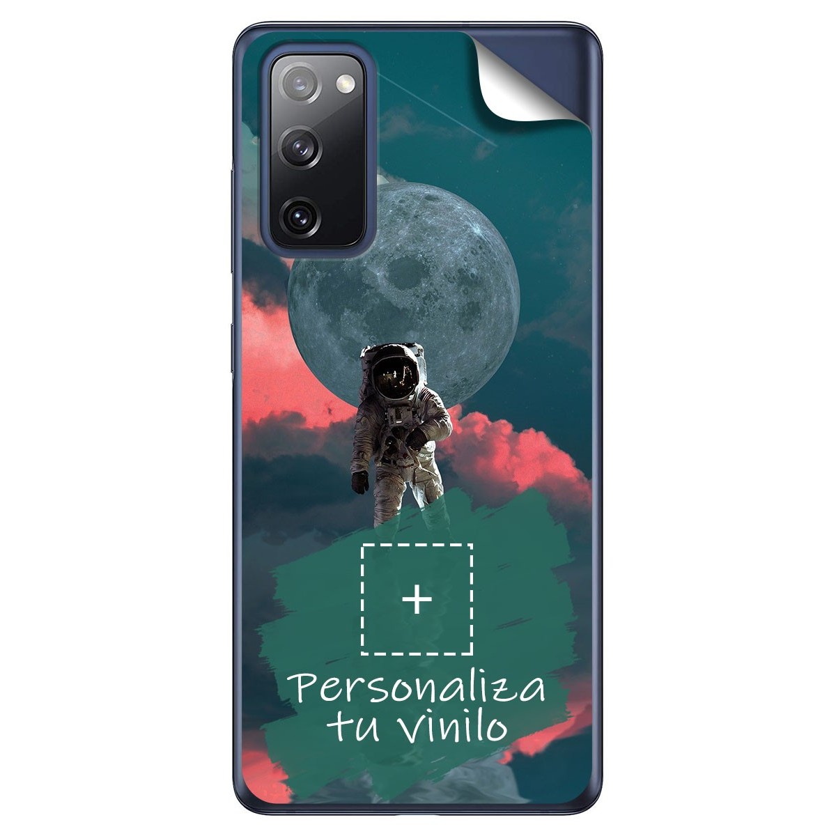 Pegatina Vinilo Autoadhesiva Personalizada más Funda para Samsung Galaxy S20 FE