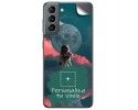 Pegatina Vinilo Autoadhesiva Personalizada más Funda para Samsung Galaxy S21 5G