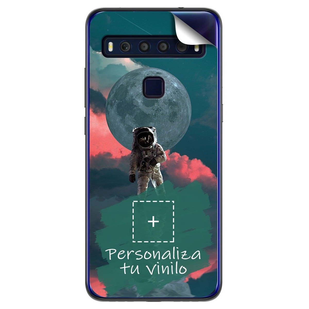 Pegatina Vinilo Autoadhesiva Personalizada más Funda para TCL 10L