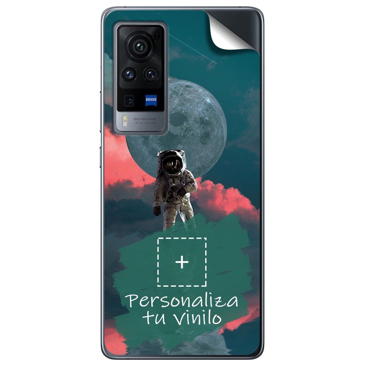 Pegatina Vinilo Autoadhesiva Personalizada más Funda para Vivo X60 Pro 5G