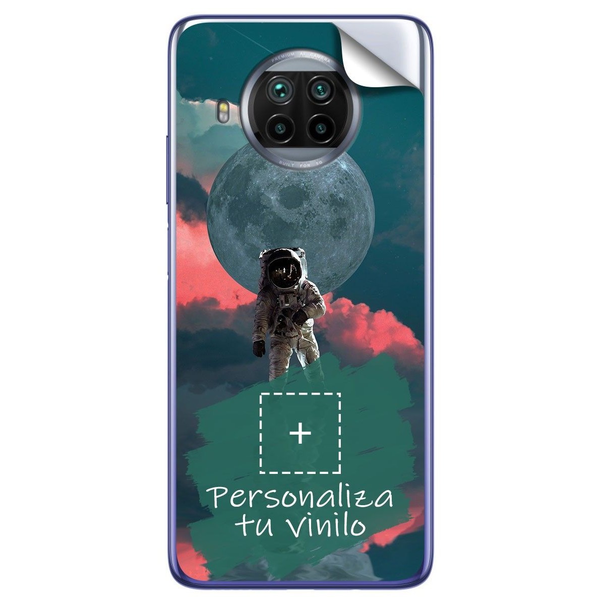 Pegatina Vinilo Autoadhesiva Personalizada más Funda para Xiaomi Mi 10T Lite 5G