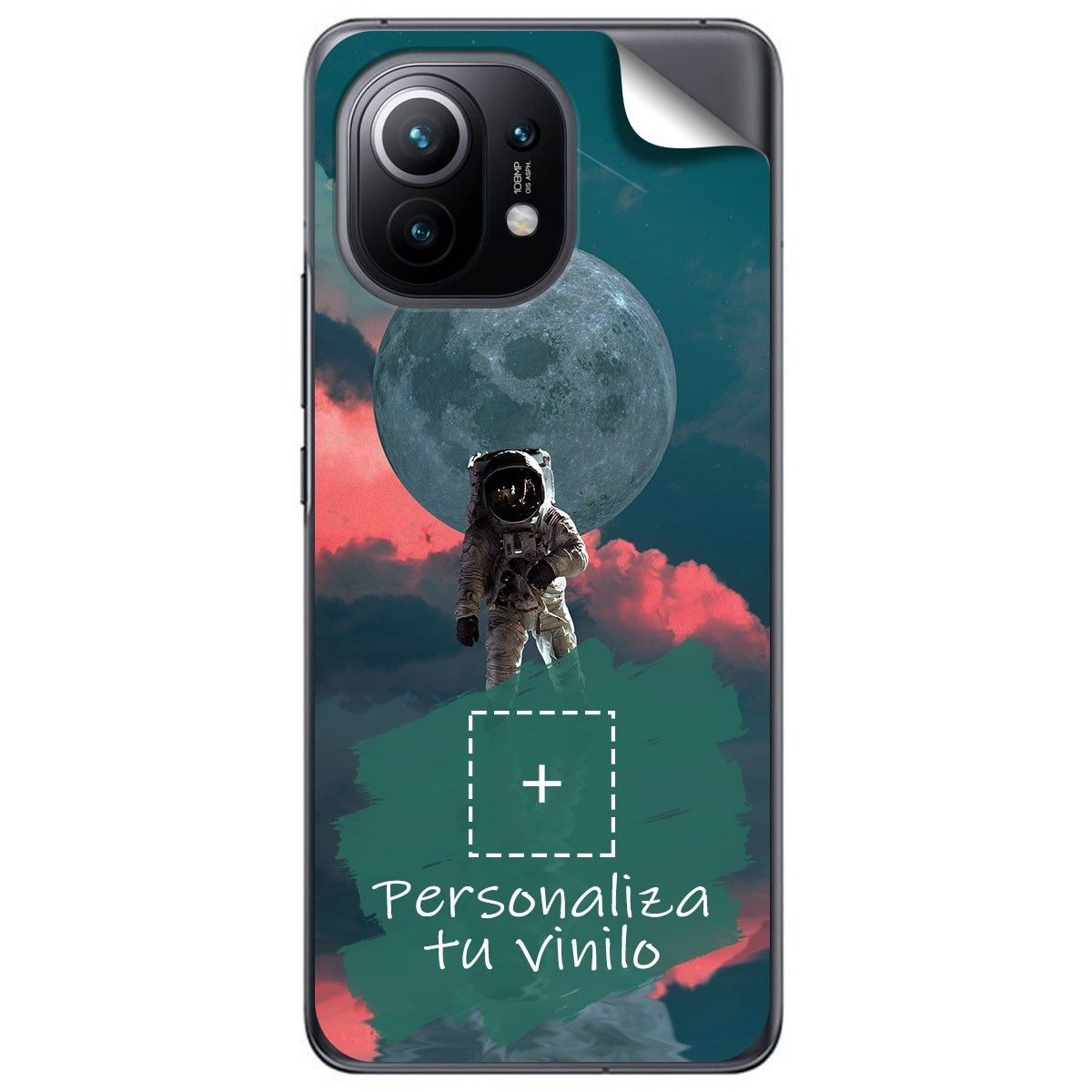 Pegatina Vinilo Autoadhesiva Personalizada más Funda para Xiaomi Mi 11 5G