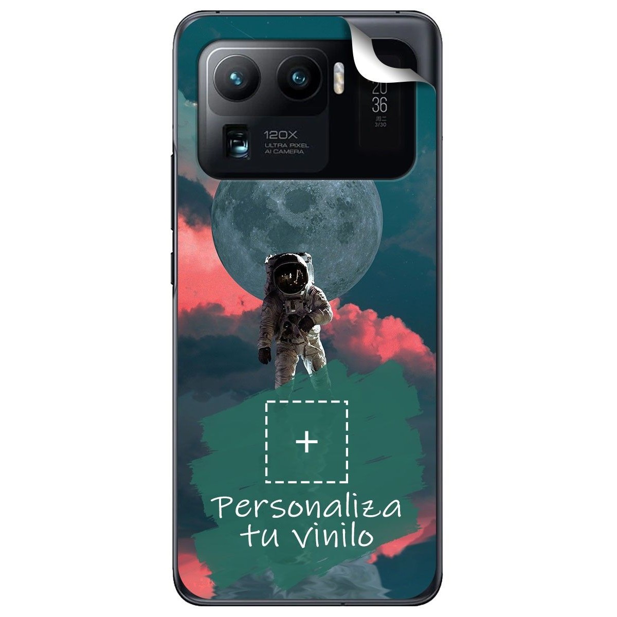 Pegatina Vinilo Autoadhesiva Personalizada más Funda para Xiaomi Mi 11 Ultra 5G