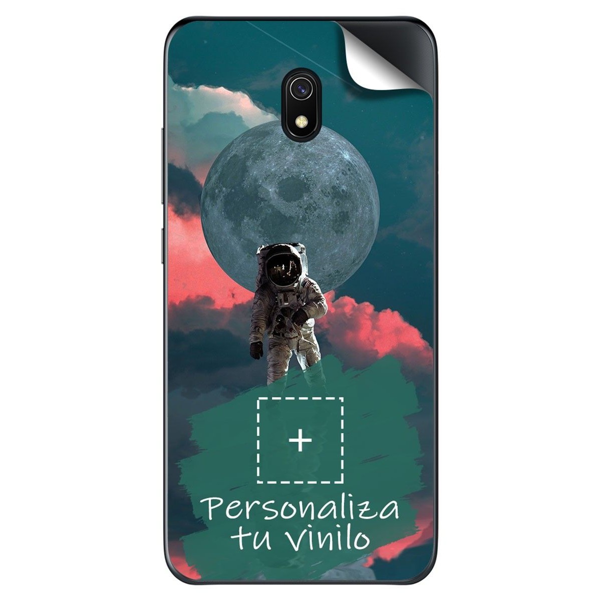 Pegatina Vinilo Autoadhesiva Personalizada más Funda para Xiaomi Redmi 8A