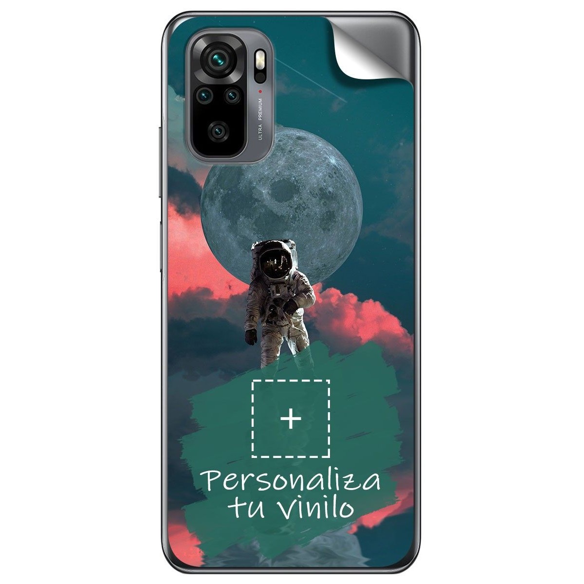 Pegatina Vinilo Autoadhesiva Personalizada más Funda para Xiaomi Redmi Note 10 / 10S
