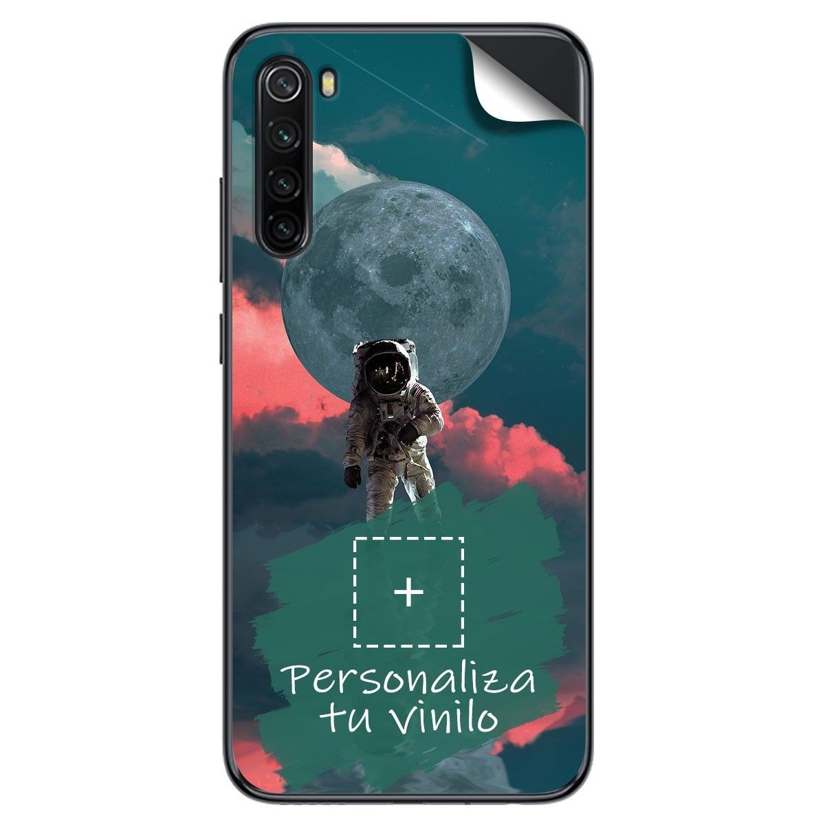 Pegatina Vinilo Autoadhesiva Personalizada más Funda para Xiaomi Redmi Note 8 2019 / 2021