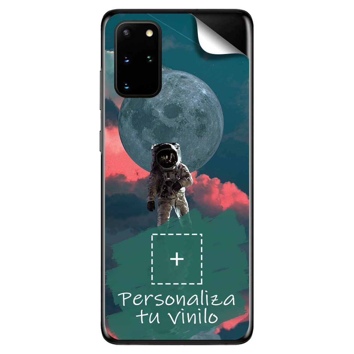 Pegatina Vinilo Autoadhesiva Personalizada más Funda para Samsung Galaxy S20+ Plus