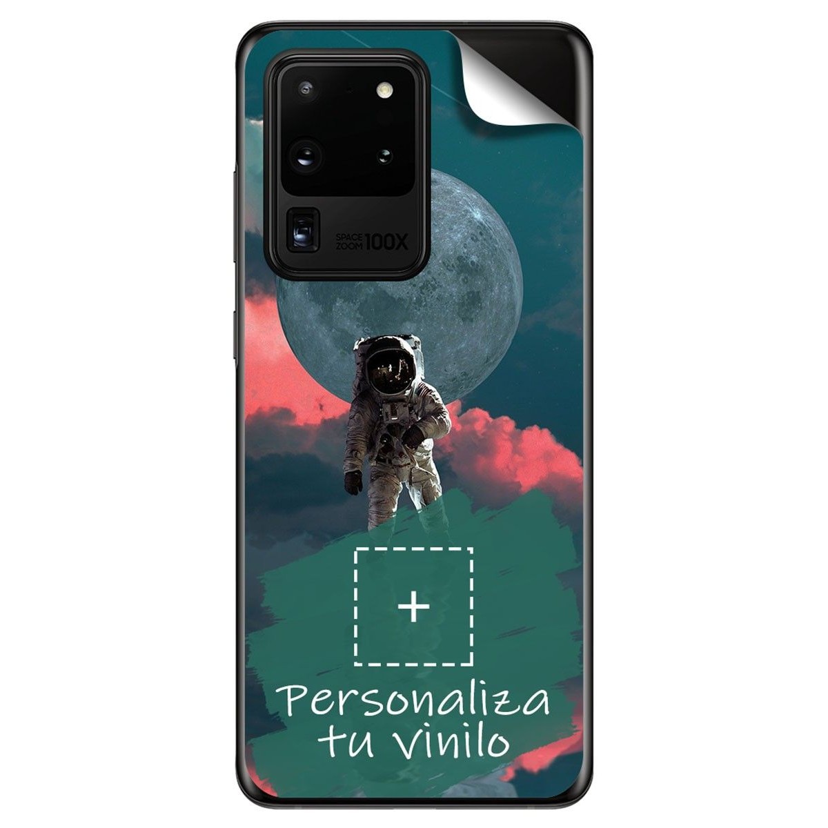 Pegatina Vinilo Autoadhesiva Personalizada más Funda para Samsung Galaxy S20 Ultra