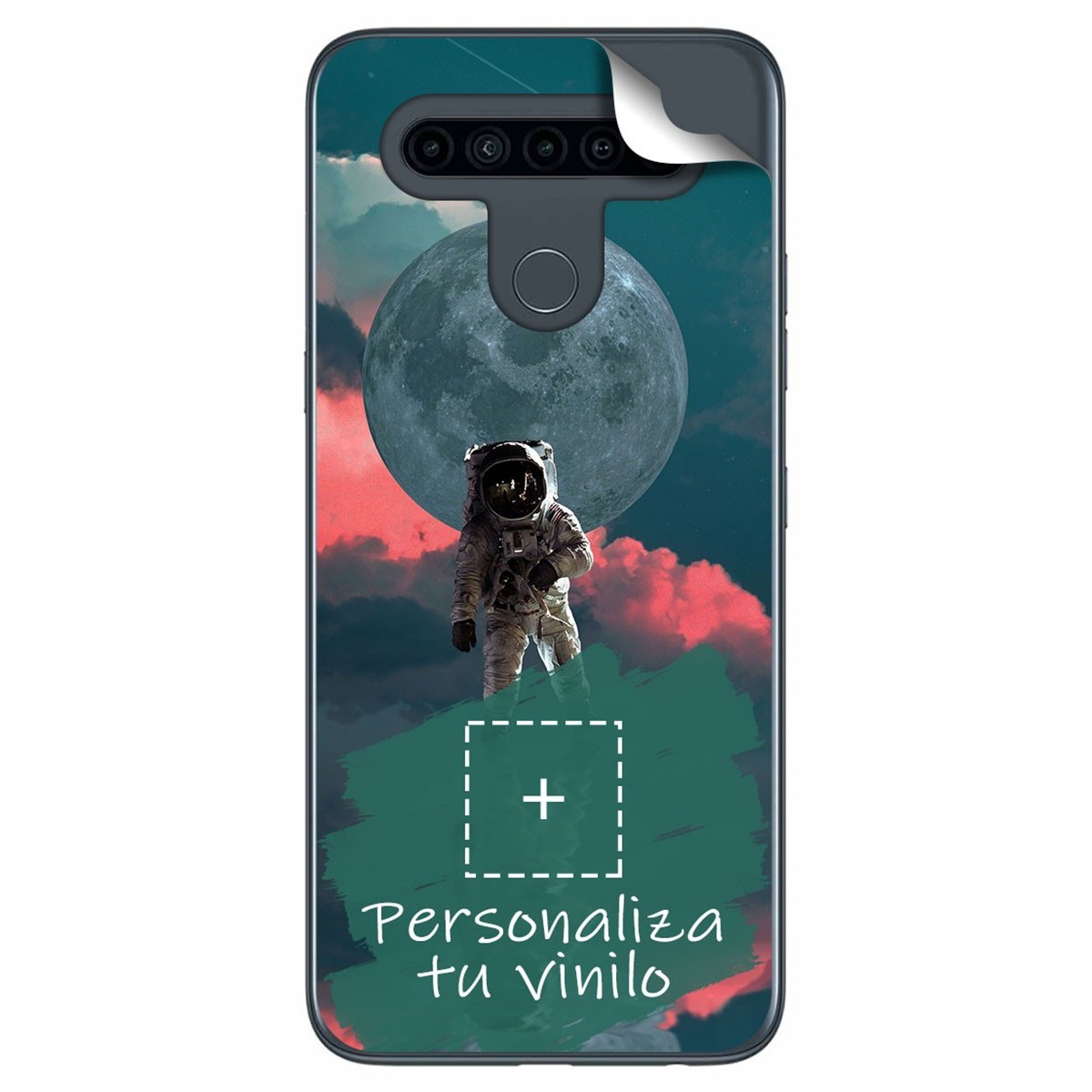 Pegatina Vinilo Autoadhesiva Personalizada más Funda para Lg K41s