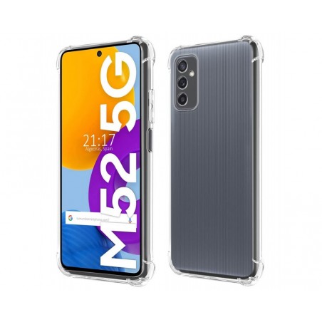 Funda Silicona Antigolpes Transparente para Samsung Galaxy M52 5G