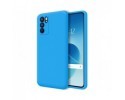 Funda Silicona Líquida Ultra Suave para Oppo Reno 6 5G color Azul