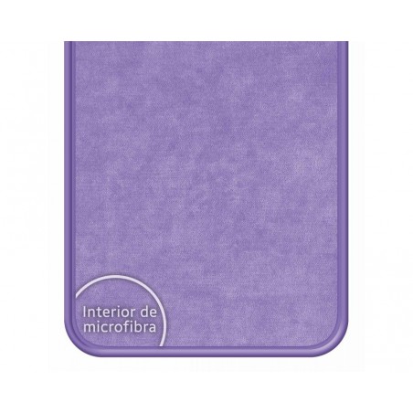 Funda Silicona Líquida Ultra Suave para Oppo Reno 6 5G color Morada