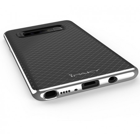 Funda Tipo Neo Hybrid (Pc+Tpu) Negra / Plata para Samsung Galaxy Note 8