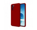 Funda Silicona Líquida Ultra Suave para Oppo Reno 6 5G color Roja