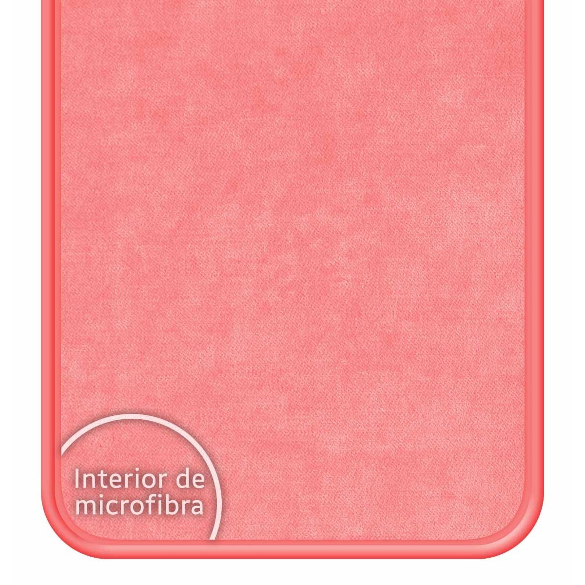 Funda Silicona Líquida Ultra Suave para Oppo Reno 6 5G color Rosa