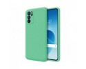 Funda Silicona Líquida Ultra Suave para Oppo Reno 6 5G color Verde