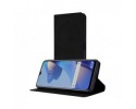 Funda Polipiel con tarjetero para Oppo A16 / A16s color Negra