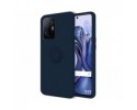 Funda Silicona Líquida Ultra Suave con Anillo para Xiaomi 11T 5G / 11T Pro 5G color Azul
