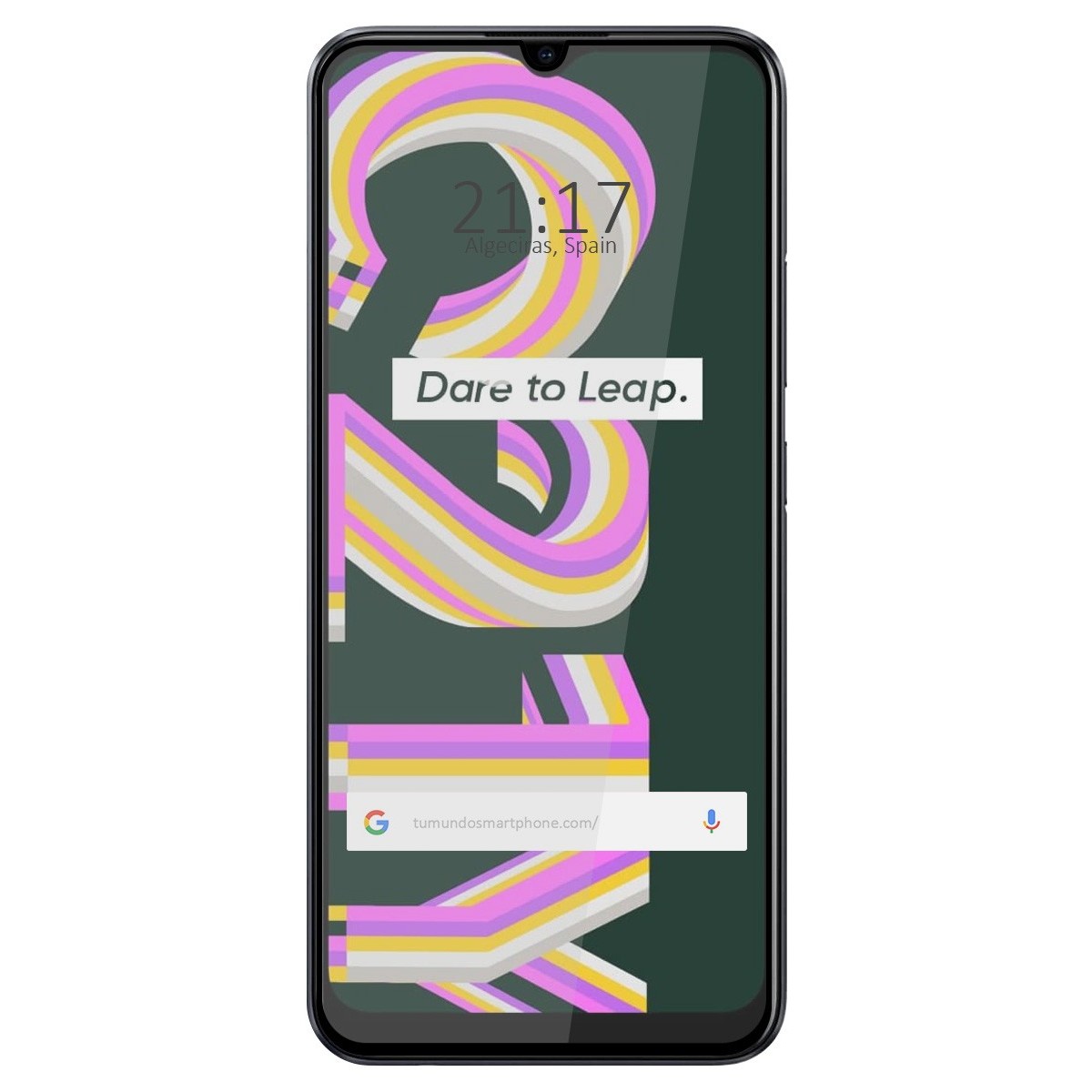 Protector Cristal Templado Completo 5D Full Glue Negro para Realme C21Y / C25Y Vidrio